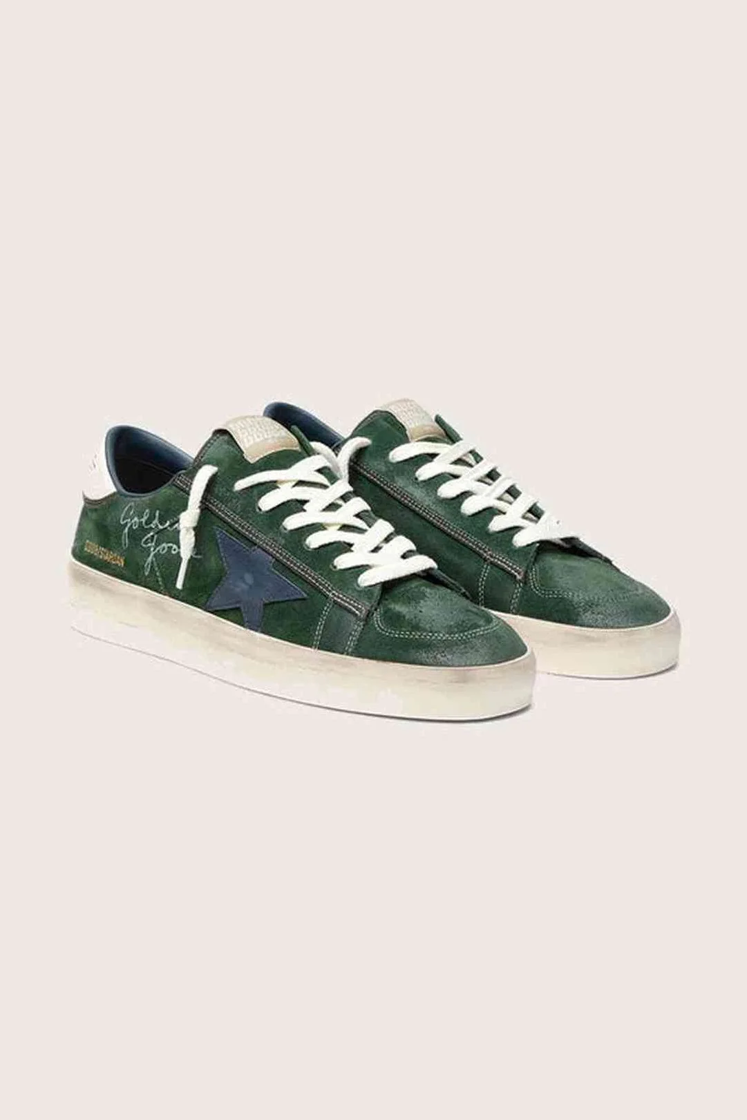 Tenis Golden Goose Stardan Suede Leather Star Hombre - Image 2