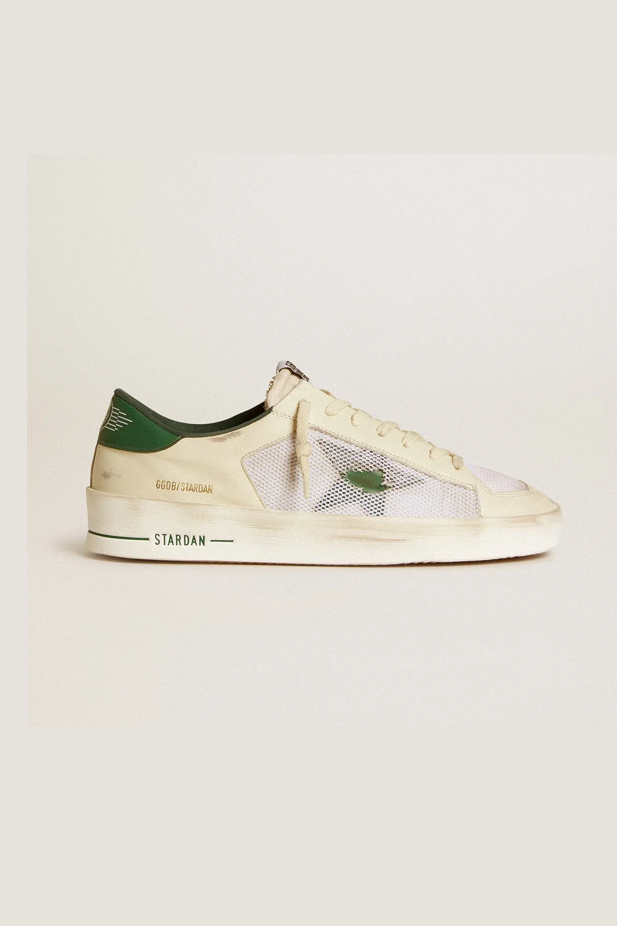 Tenis Golden Goose Stardan Suede Net Leather Star And Heel Hombre