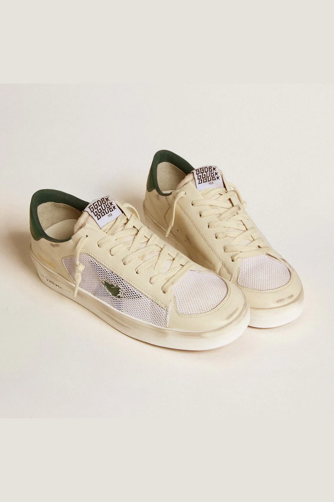 Tenis Golden Goose Stardan Suede Net Leather Star And Heel Hombre - Image 2