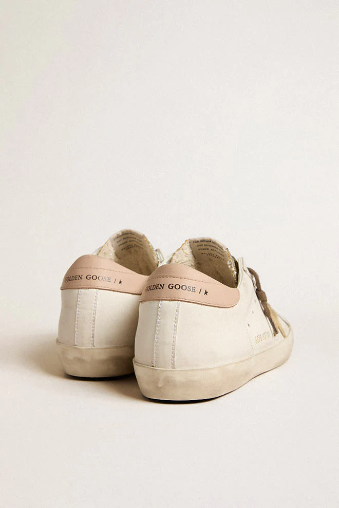 Tenis Golden Goose Super Star Biobase Glittr Suede Star Leath Mujer - Image 4