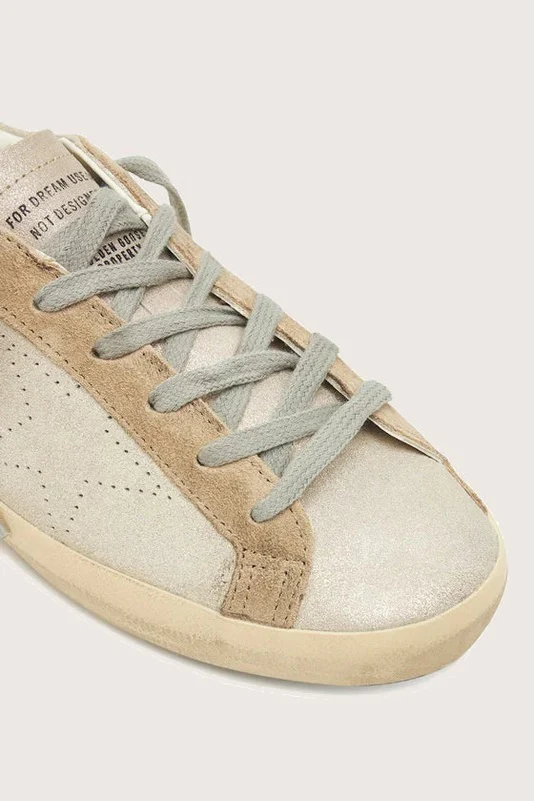 Tenis Golden Goose Super-Star Glitter Upper Toe And Heel Skate Star Mujer - Image 4