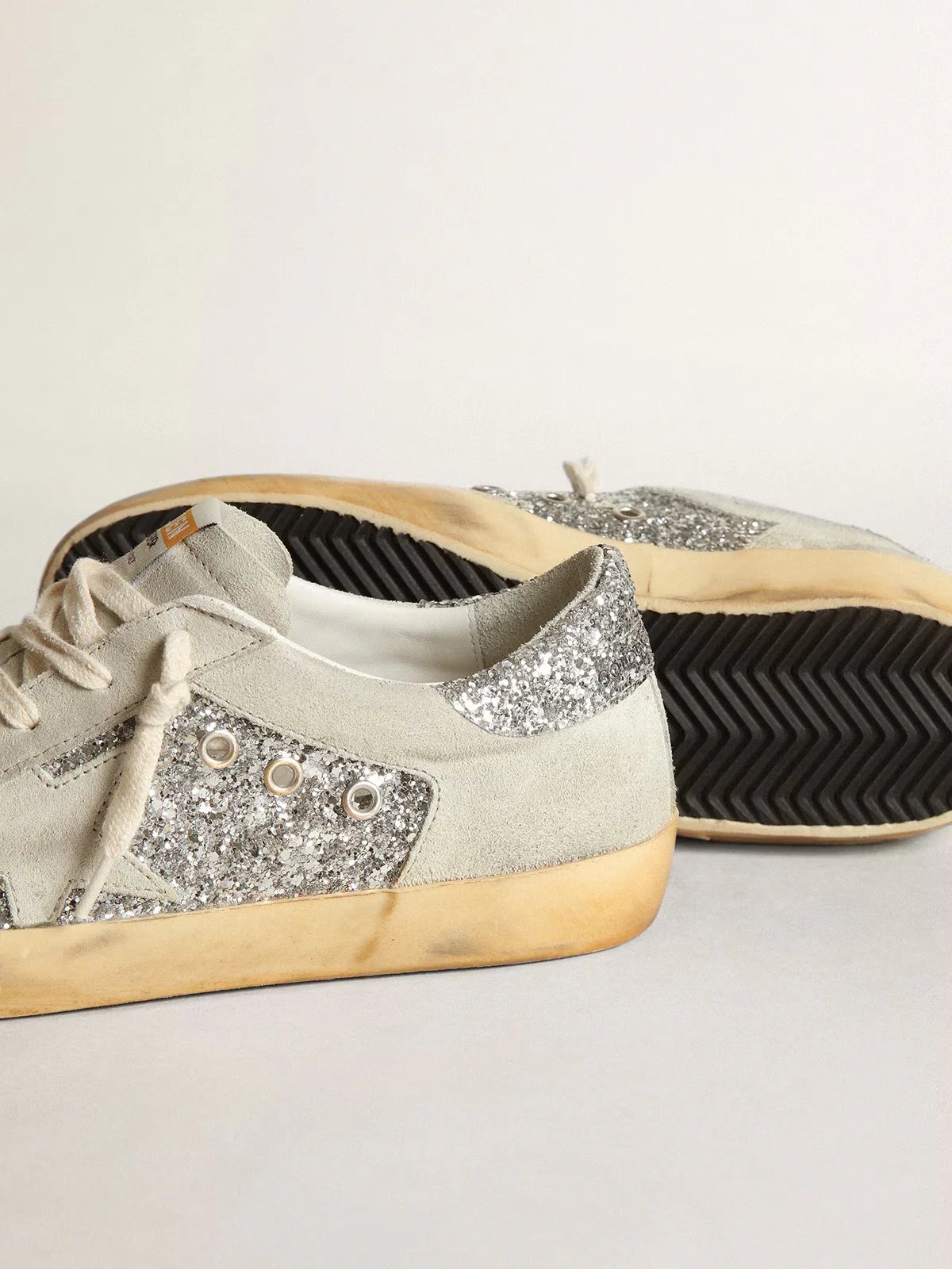 Tenis Golden Goose Super-Star Ice Gray Mujer - Image 4