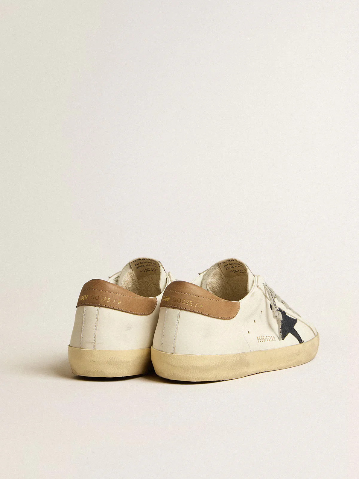 Tenis Golden Goose Super-Star Leather Upper And Heel Canvas Star Hombre - Image 4