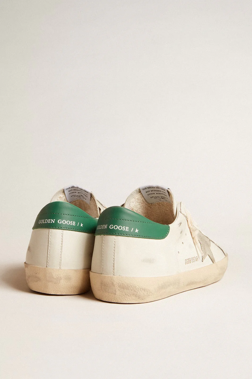 Tenis Golden Goose Super-Star Leather Upper And Heel Suede Star Hombre - Image 4