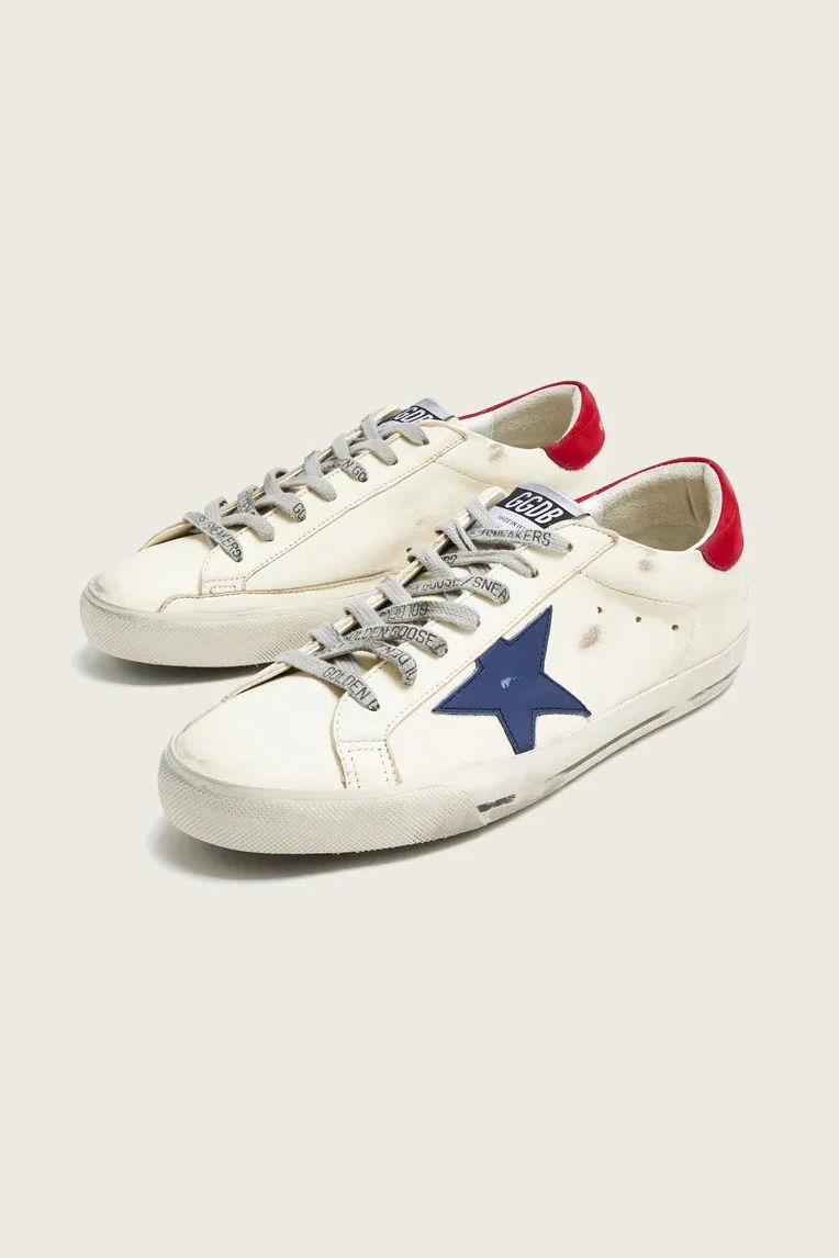 Tenis Golden Goose Super Star Nappa Leather Star Metal Lettering Hombre - Image 2