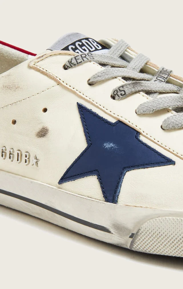 Tenis Golden Goose Super Star Nappa Leather Star Metal Lettering Hombre - Image 3