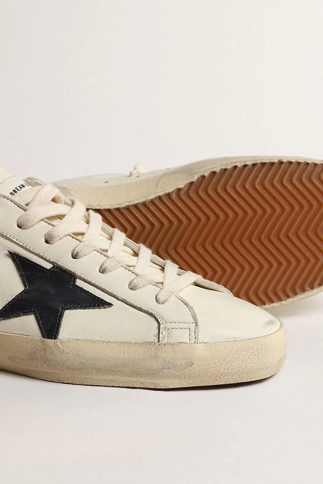 Tenis Golden Goose Super-Star Nappa Upper Shiny Leather Star Hombre - Image 2