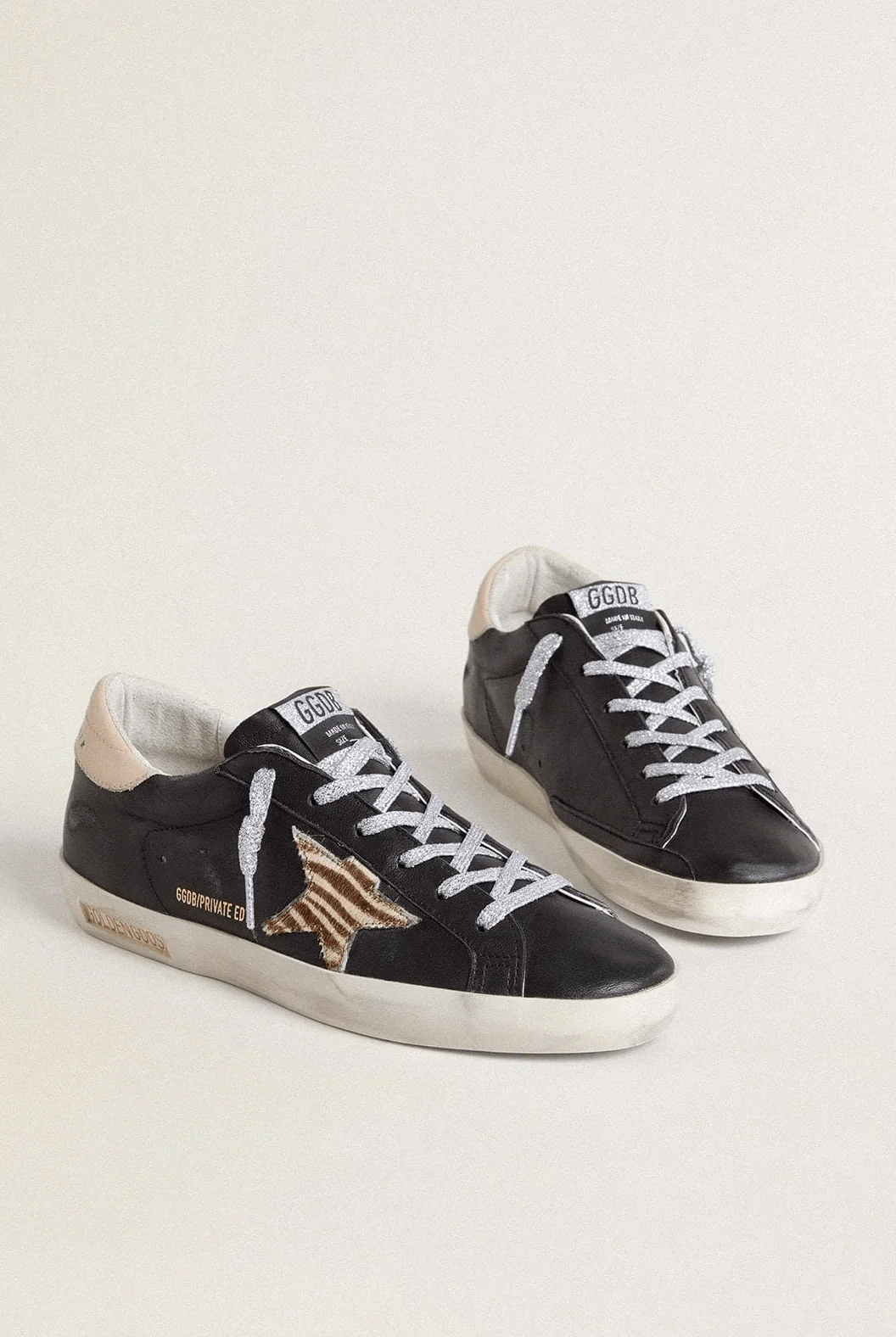 Tenis Golden Goose Super Star Nappa  Zebra Horsy Star Mujer - Image 2