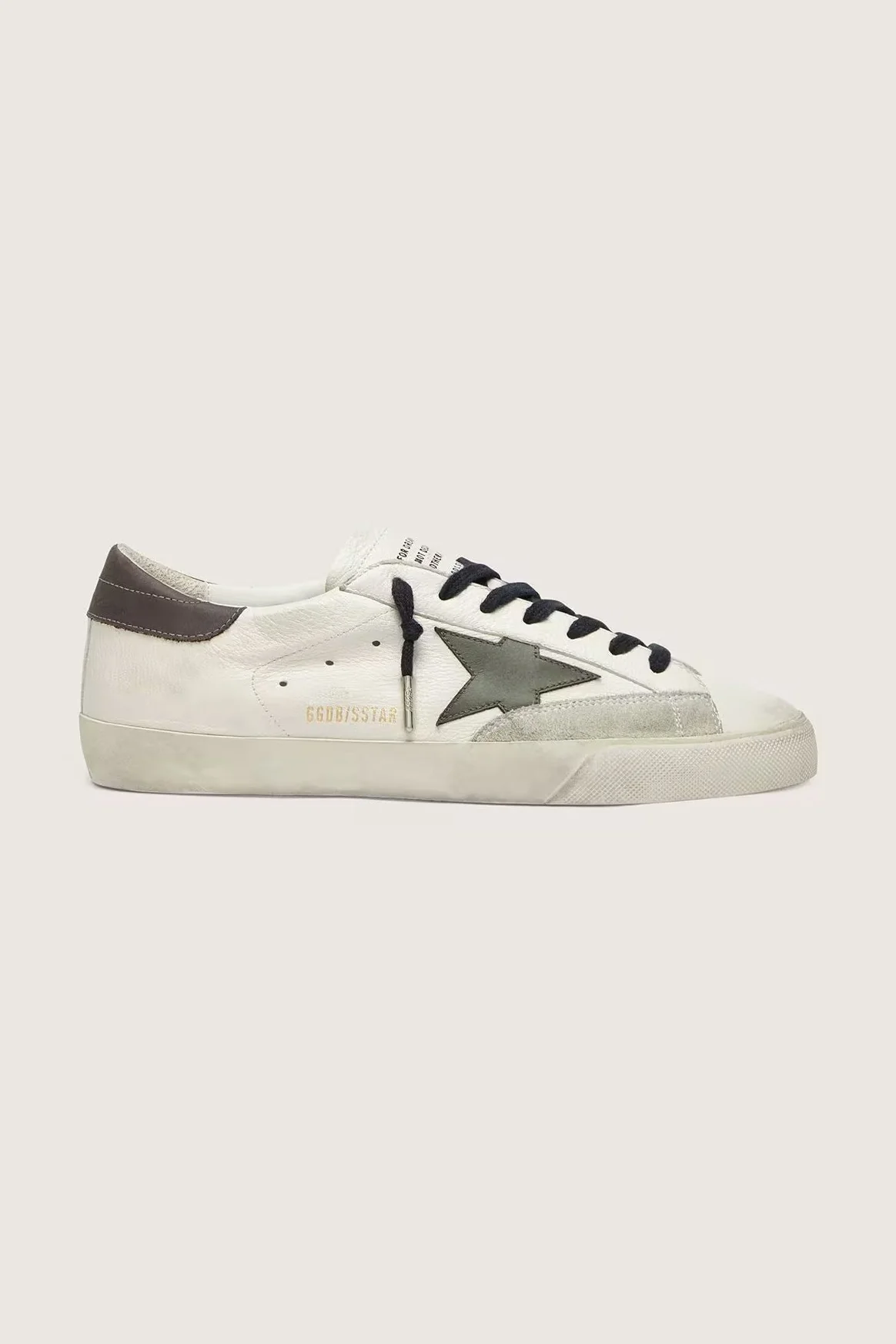 Tenis Golden Goose Super Star Patch Nappa Upper Leather Star And Heel Hombre