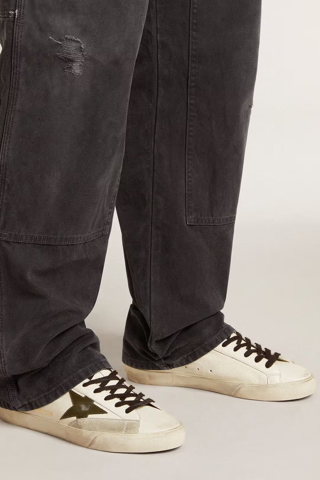 Tenis Golden Goose Super Star Patch Nappa Upper Leather Star And Heel Hombre - Image 5