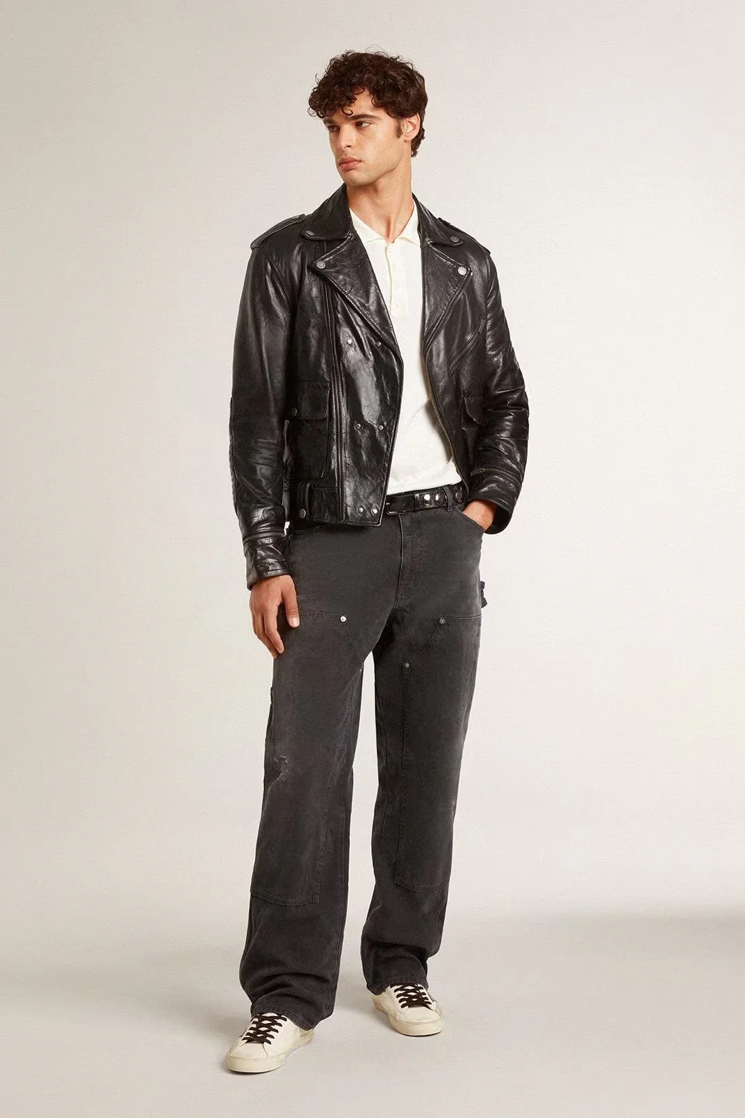 Tenis Golden Goose Super Star Patch Nappa Upper Leather Star And Heel Hombre - Image 6