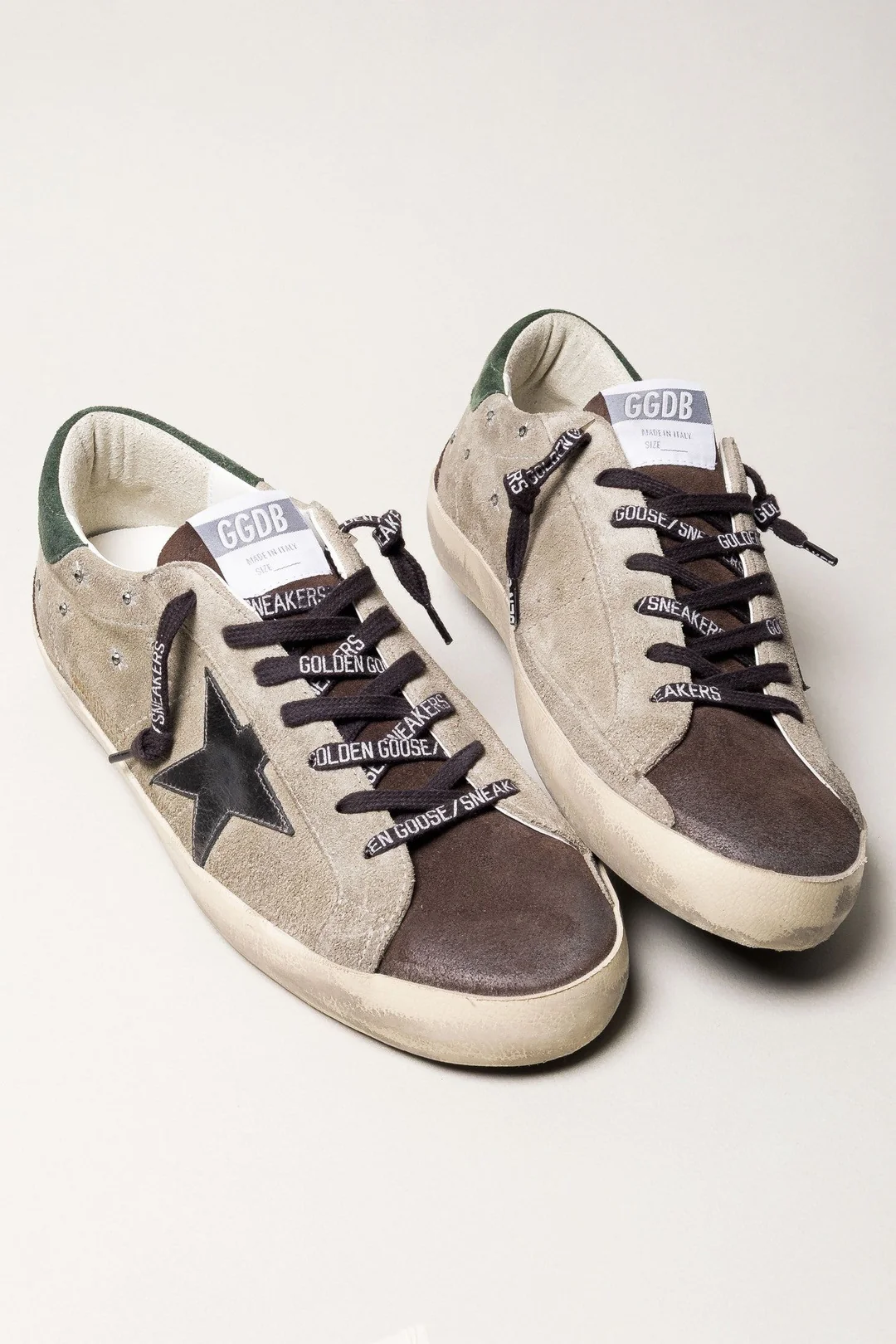Tenis Golden Goose Super Star Suede Embroidery Laminated Star Hombre - Image 3