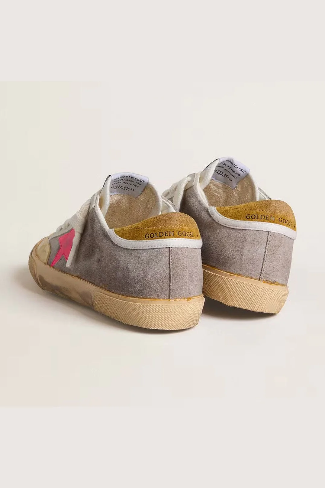 Tenis Golden Goose Super Star Suede Nylon Tongue Leather Star Mujer - Image 4