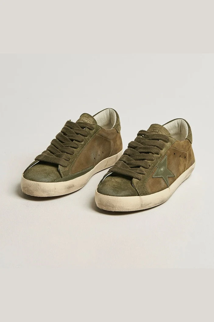 Tenis Golden Goose Super Star Suede Upper Leather Star And Heel Hombre - Image 2