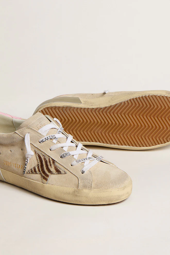 Tenis Golden Goose Super Star Zebra Mujer - Image 3