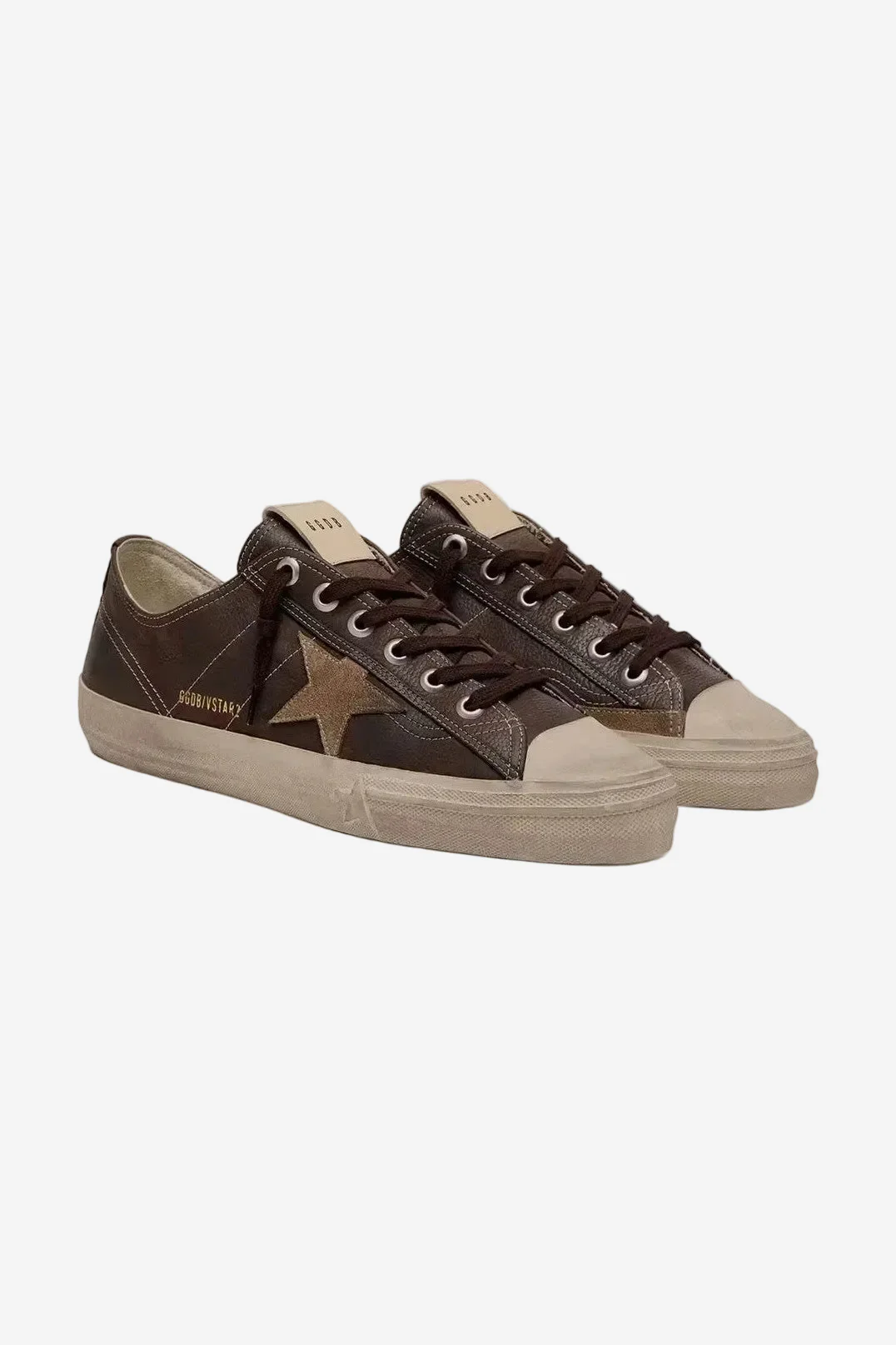 Tenis Golden Goose V-Star 2 Nabuk Upper And Tongue Suede Star Hombre - Image 2
