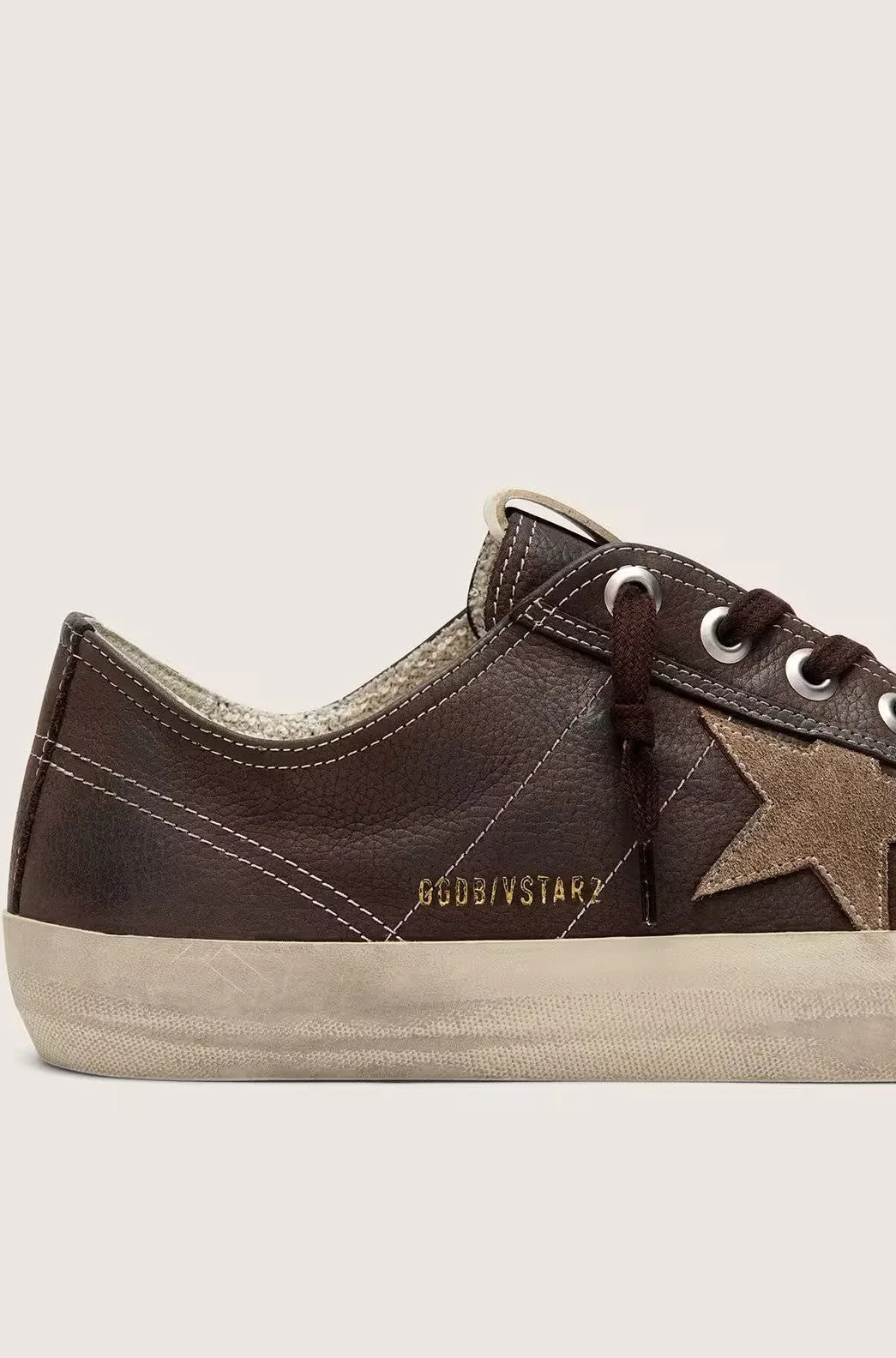 Tenis Golden Goose V-Star 2 Nabuk Upper And Tongue Suede Star Hombre - Image 4