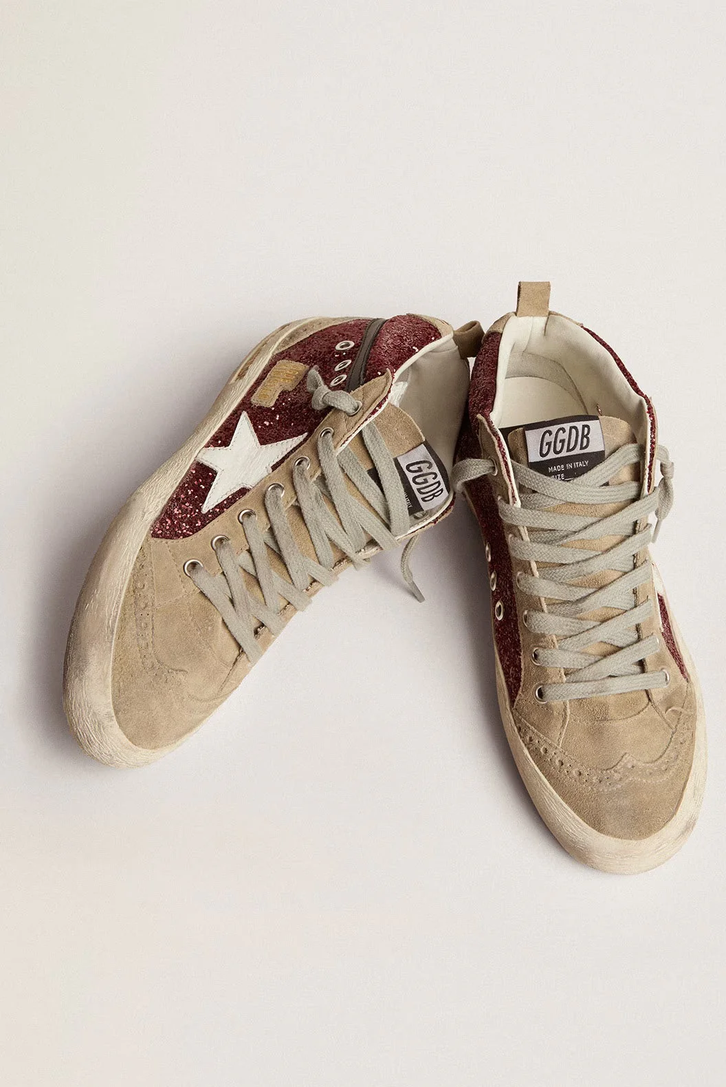 Tenis Golden Goosemid Star Glitter Suede Mujer - Image 2
