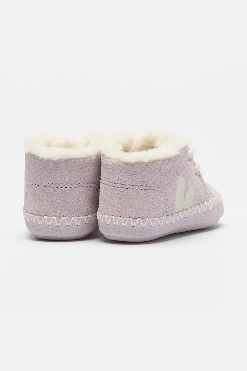 Tenis Veja Baby Fured Suede Parme Pierre - Image 2