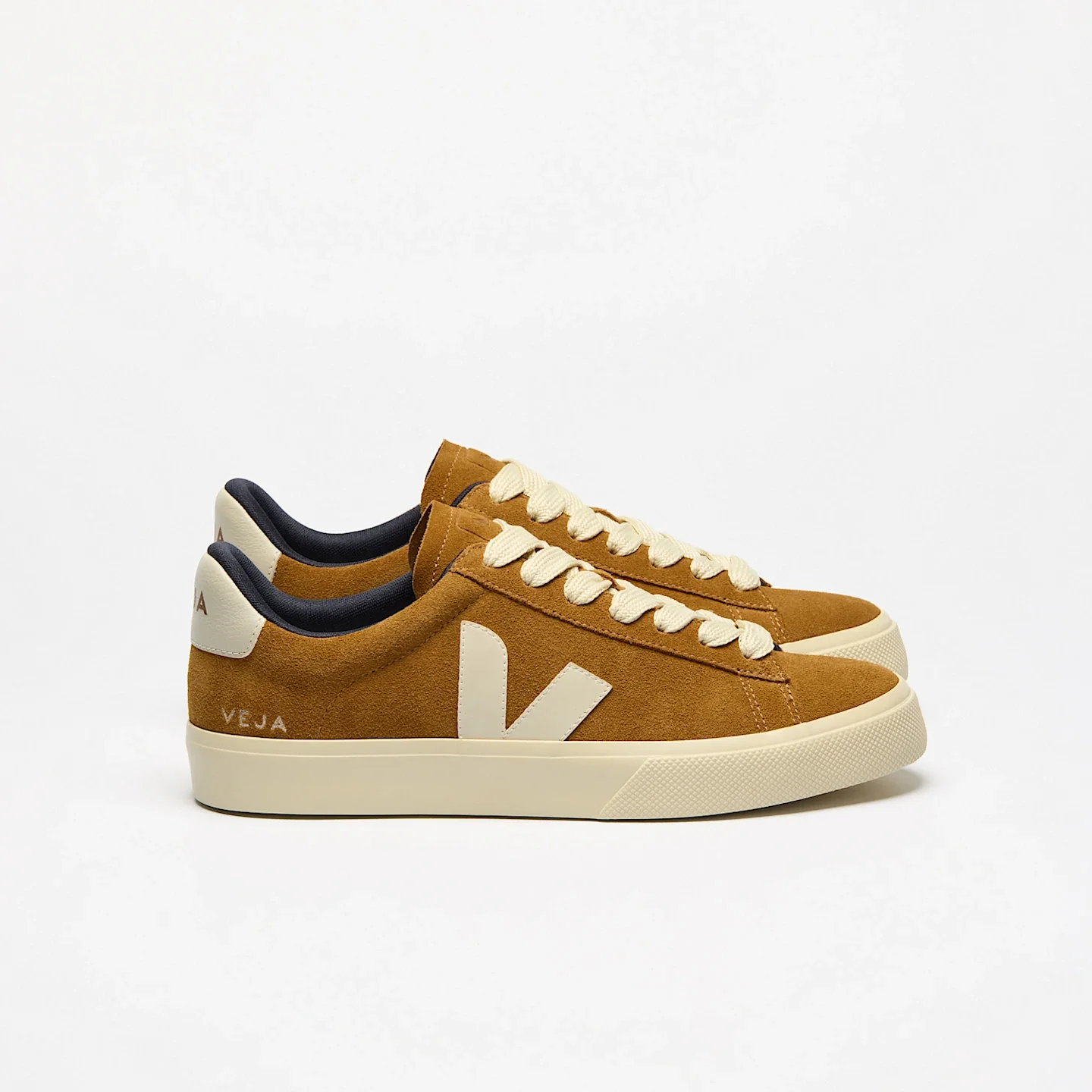 Tenis Veja De Hombre Campo Bold Suede Camel Pierre