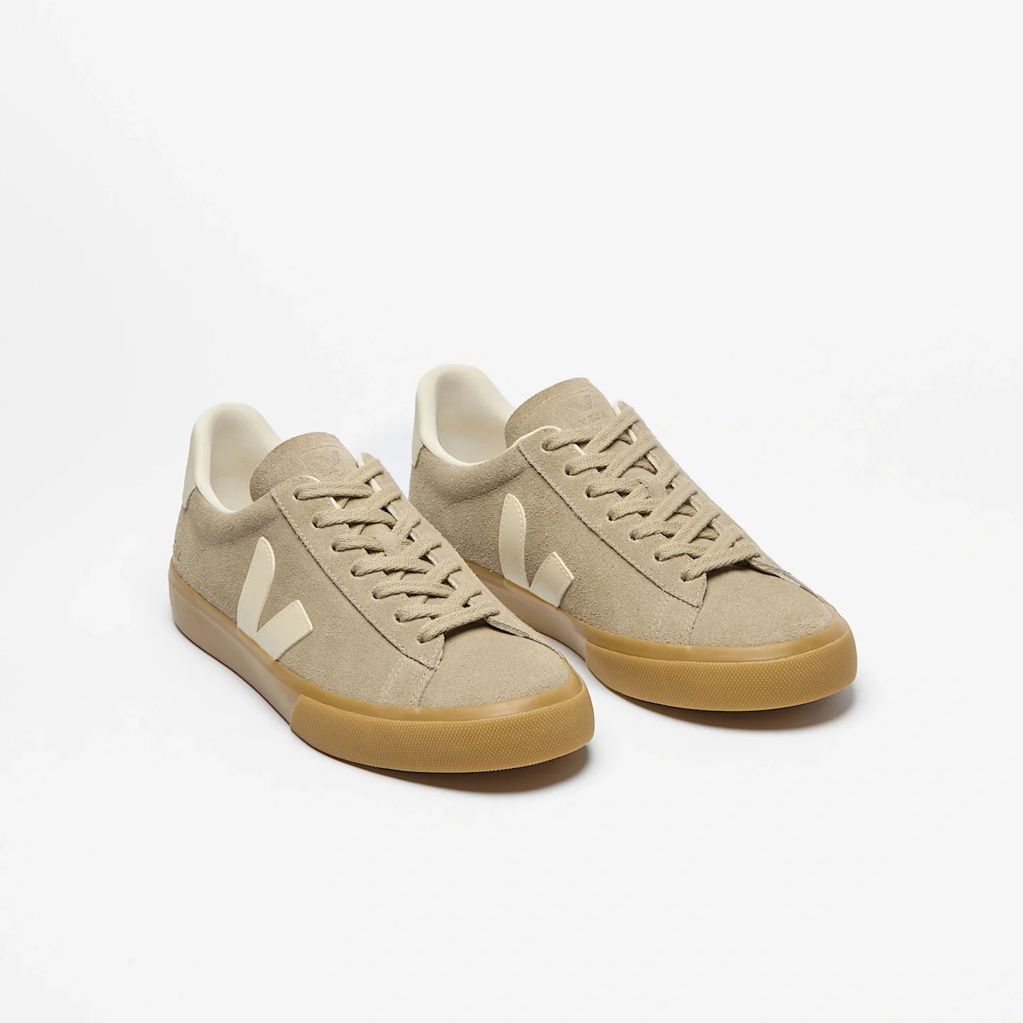 Tenis Veja De Hombre Campo Suede Taupe Pierre Natural - Image 2