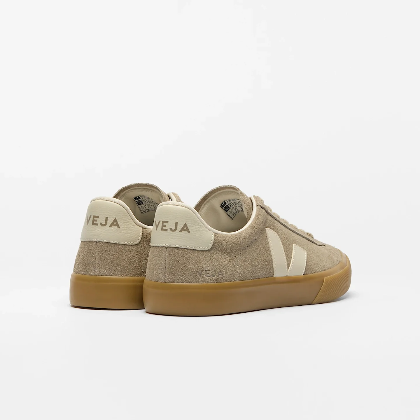 Tenis Veja De Hombre Campo Suede Taupe Pierre Natural - Image 3