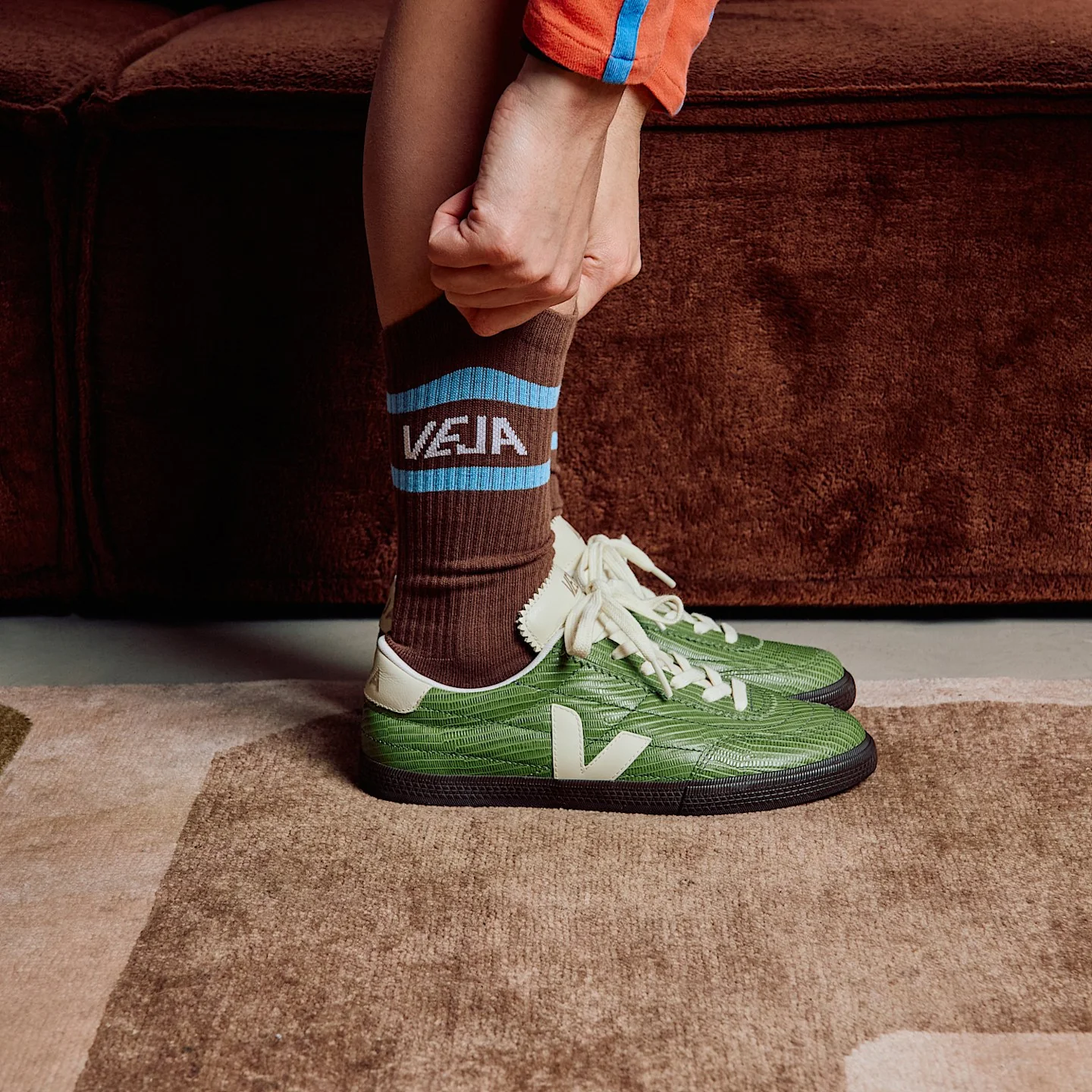 Tenis Veja De Hombre Panenka Dragon Leather Kiwi - Image 3