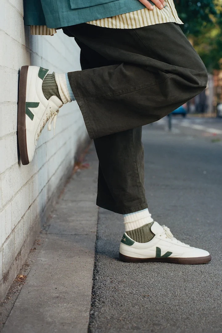 Tenis Veja De Hombre Panenka Leather White Cyprus Eagle - Image 4