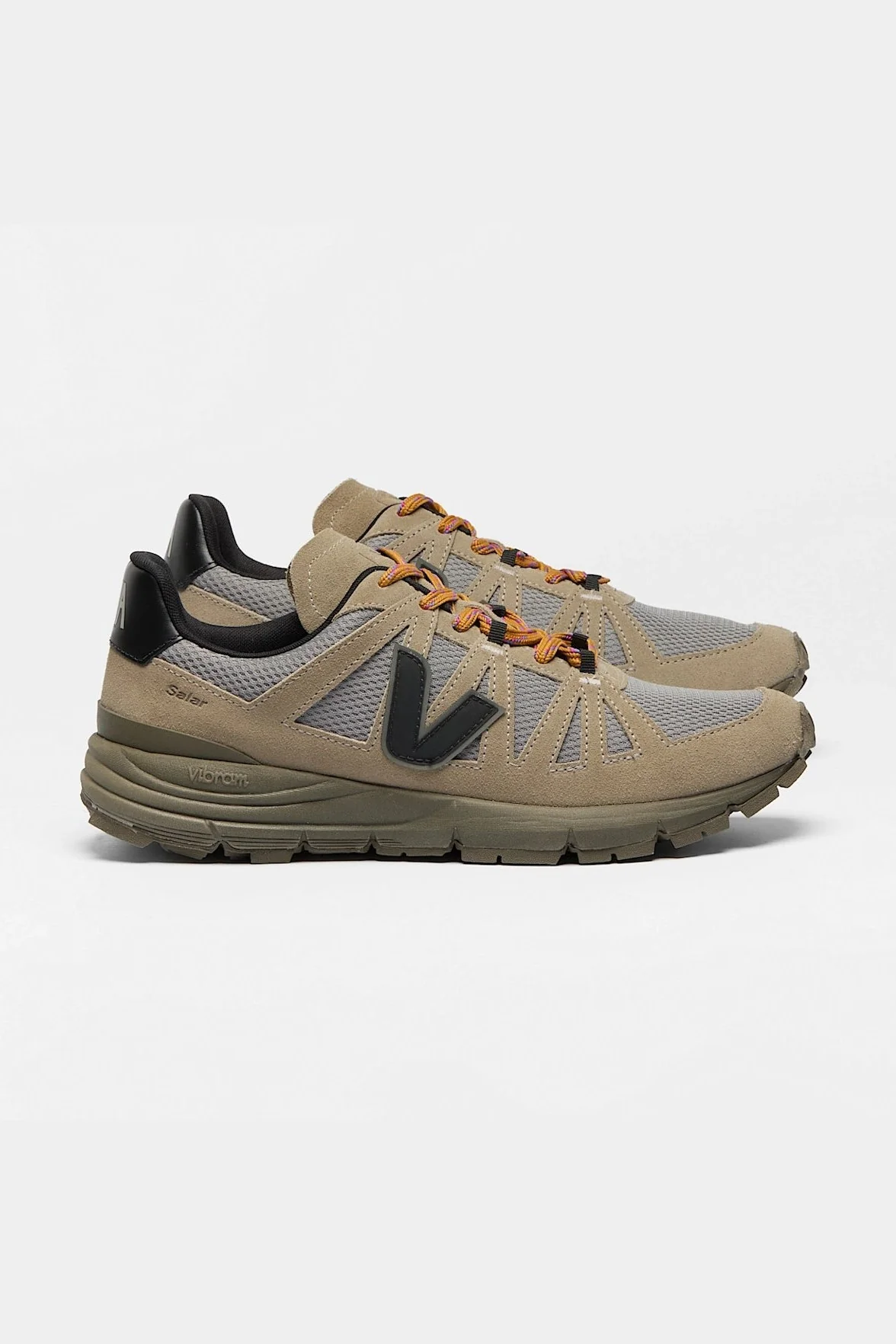 Tenis Veja De Hombre Salar Alveomesh Ardoise Taupe Negro
