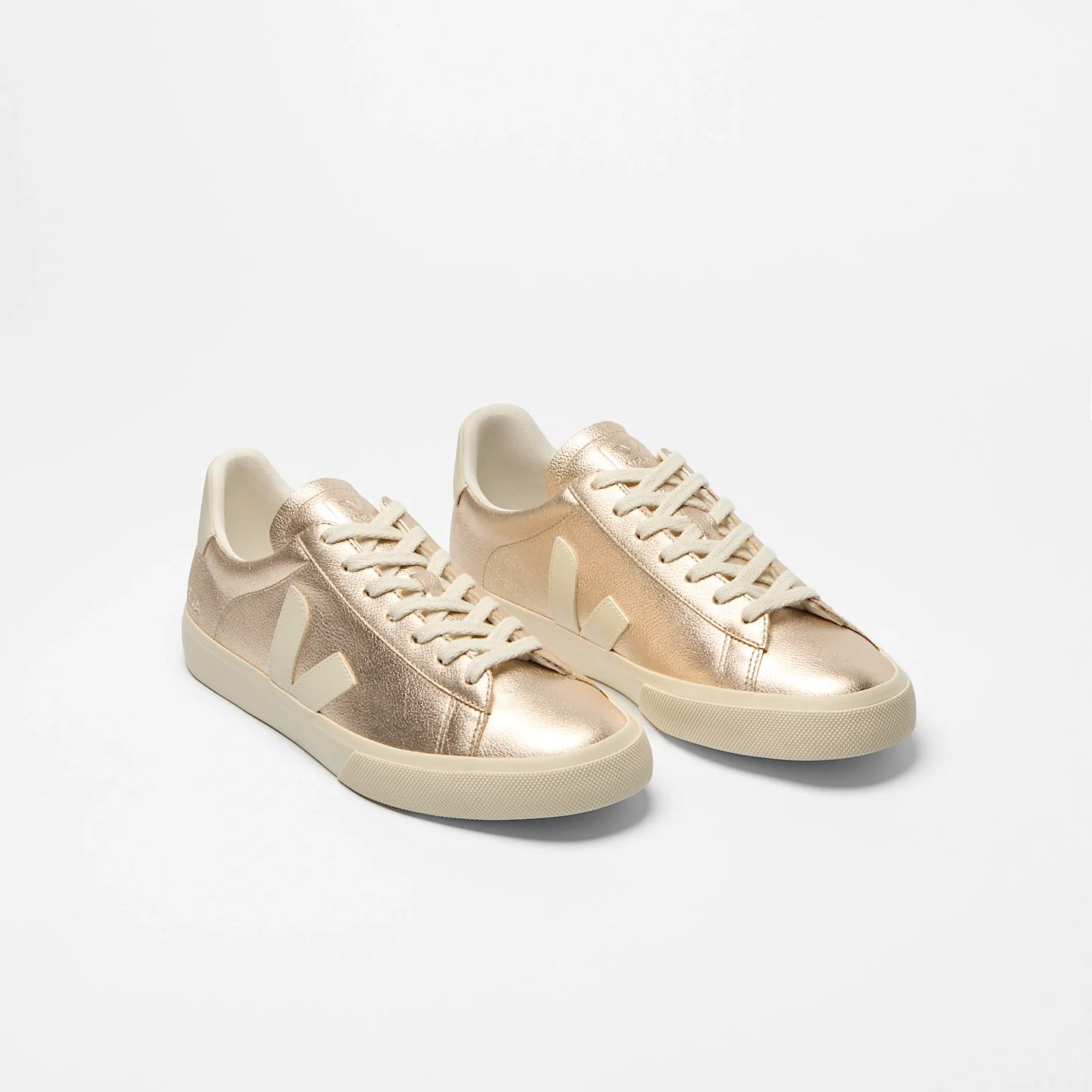 Tenis Veja De Mujer Campo Leather Platine Pierre - Image 2