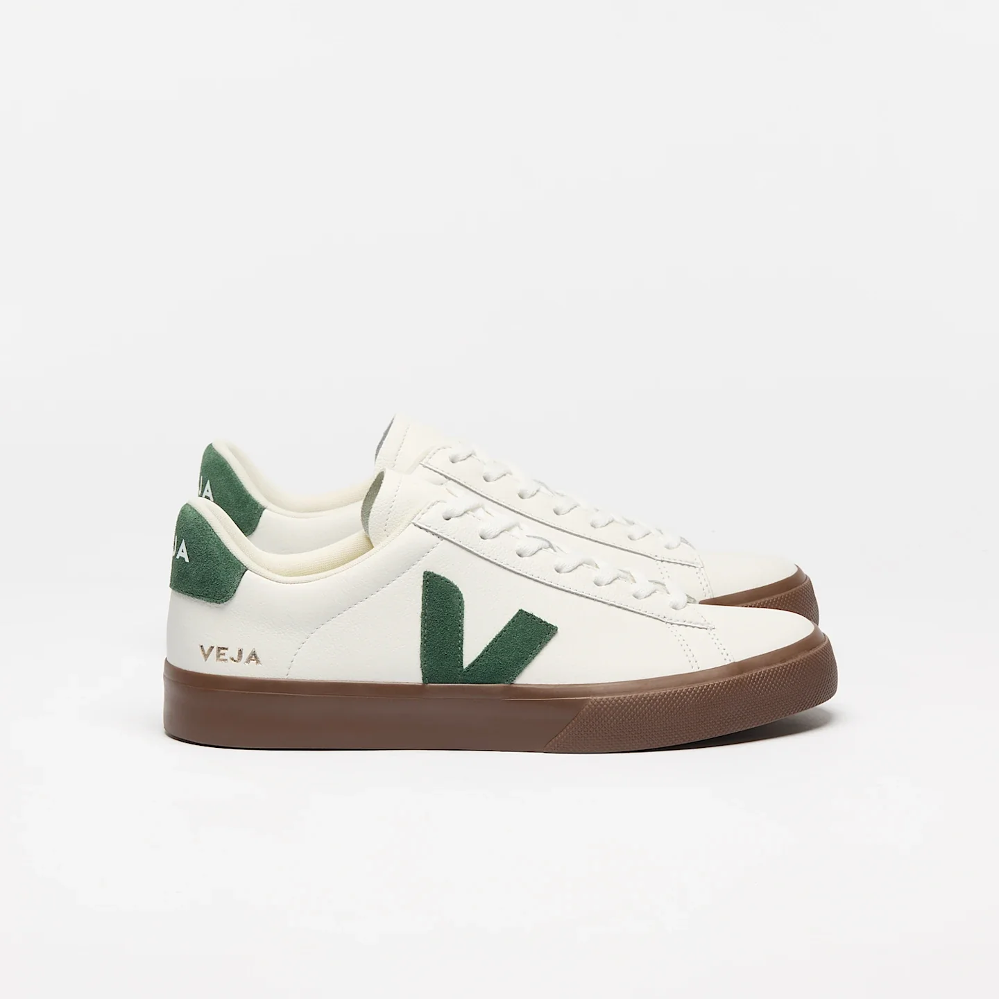 Tenis Veja De Mujer Campo Leather White Cyprus Bark