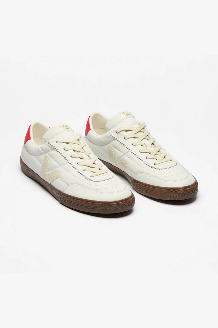 Tenis Veja De Mujer Panenka Leather White Pierre Pekin Bark - Image 2