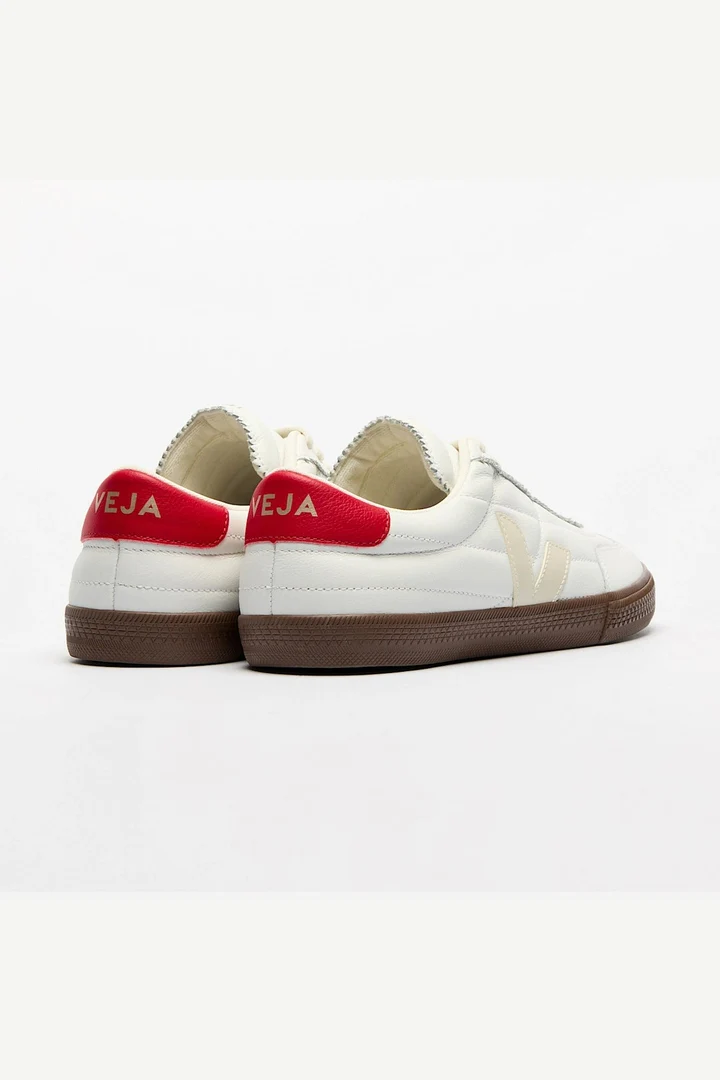 Tenis Veja De Mujer Panenka Leather White Pierre Pekin Bark - Image 3