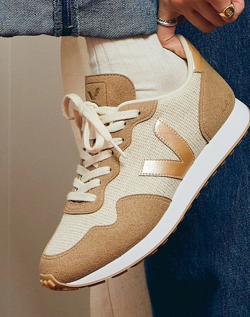 Tenis Veja De Mujer Sdu Rec J-Mesh Natural Platine - Image 4