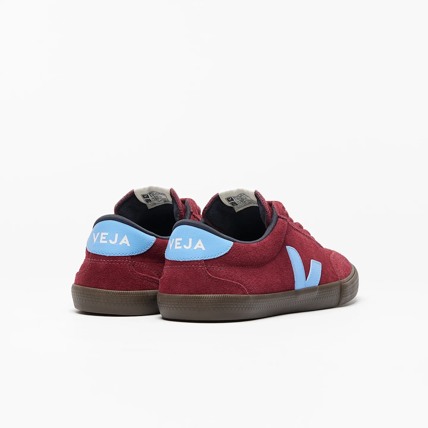 Tenis Veja De Mujer Volley Suede Grenat Aqua Eagle - Image 3