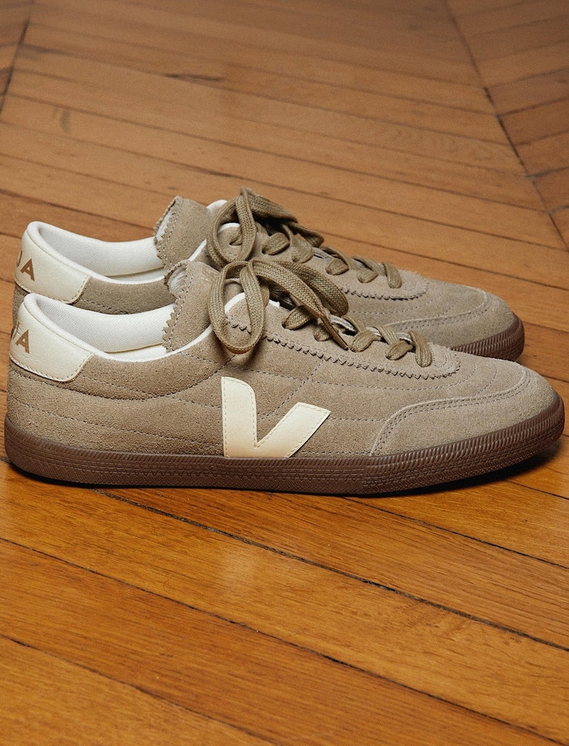 Tenis Veja Hombre Panenka Suede Taupe Pierre Bark - Image 4