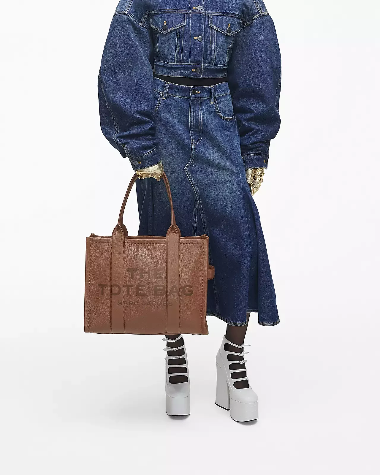 The leather Large Tote Bag - Image 7