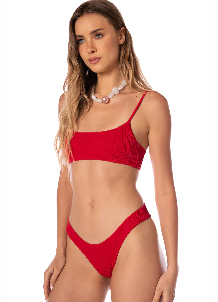 Top Aldara Solid Crimson Heat