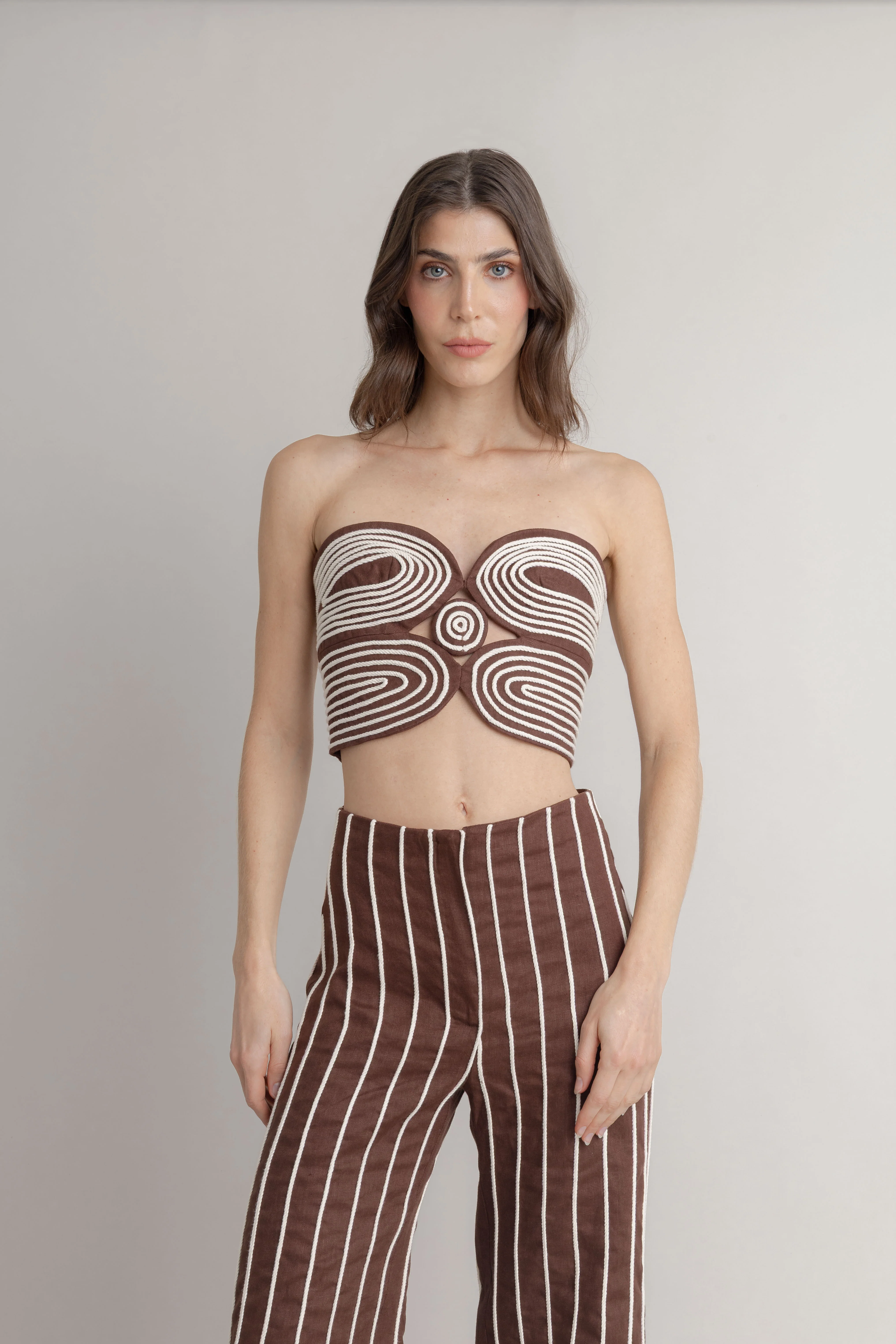 Top Baia Embroired