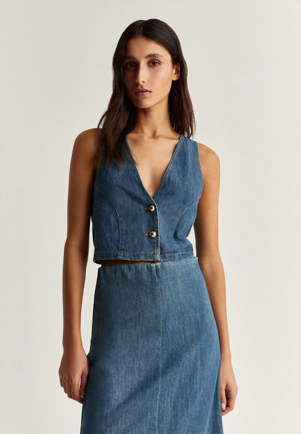 Chaleco Denim