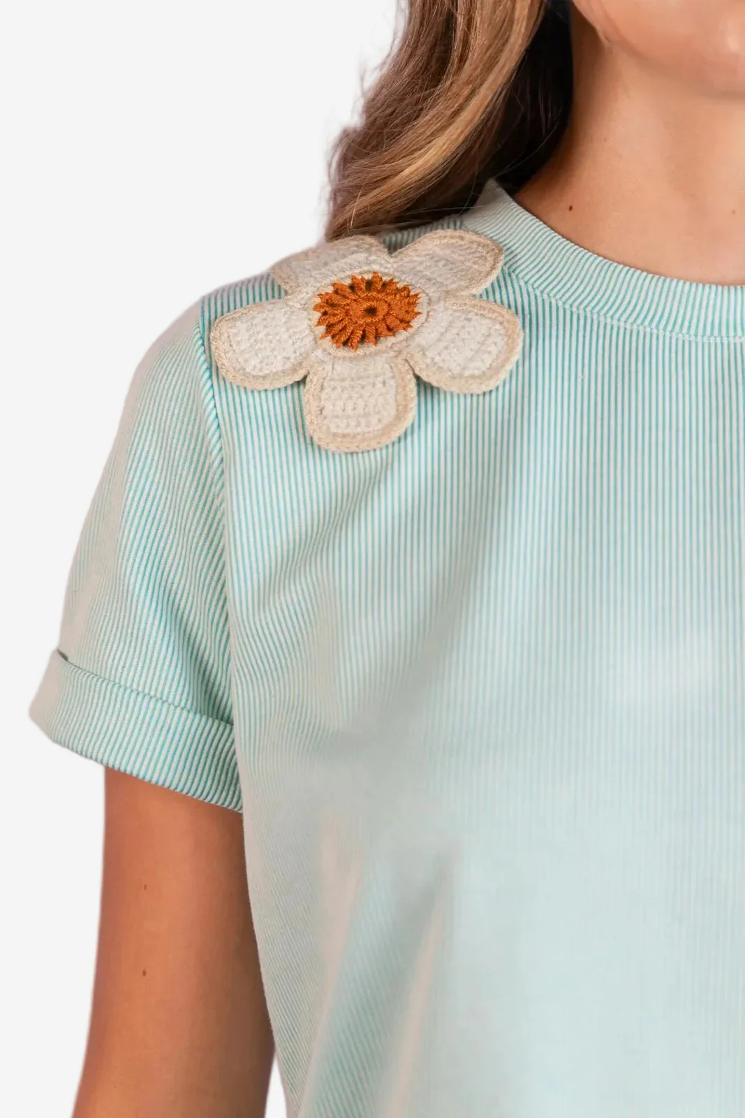 T-shirt Daisy Aqua - Image 4