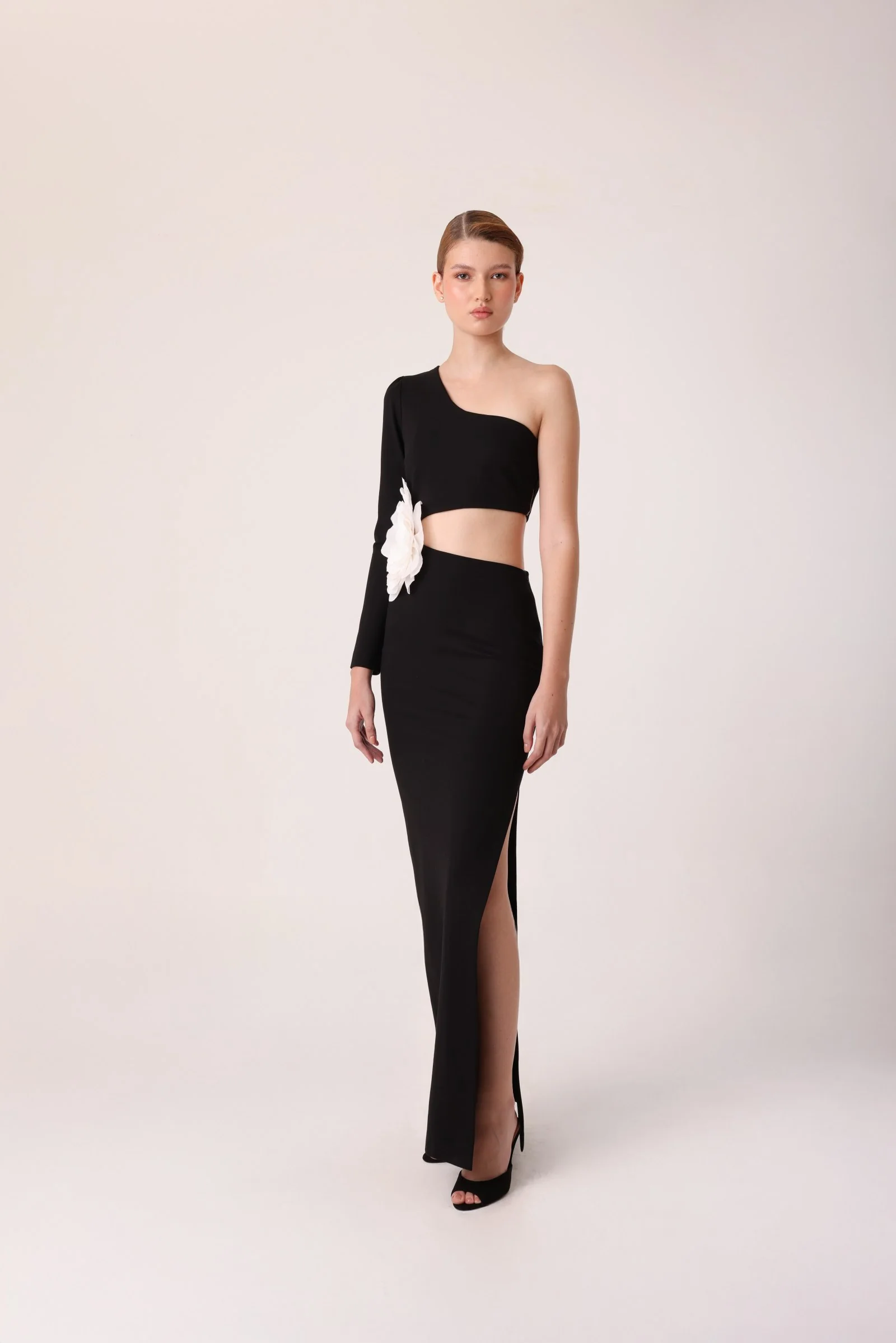 Maxi Vestido Azalea Negroivory - Image 2