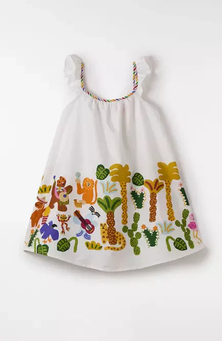Vestido Banda Da Floresta