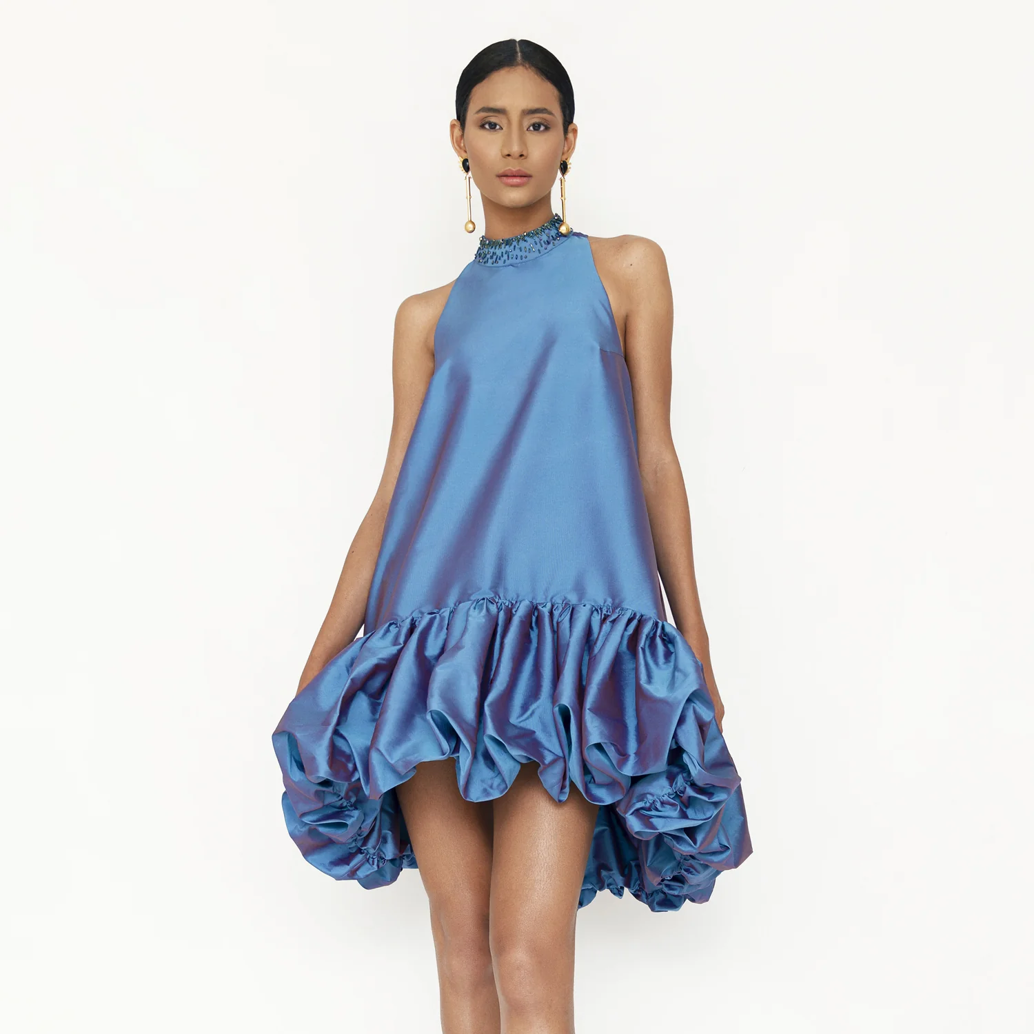 Midi Vestido Bibi Azul