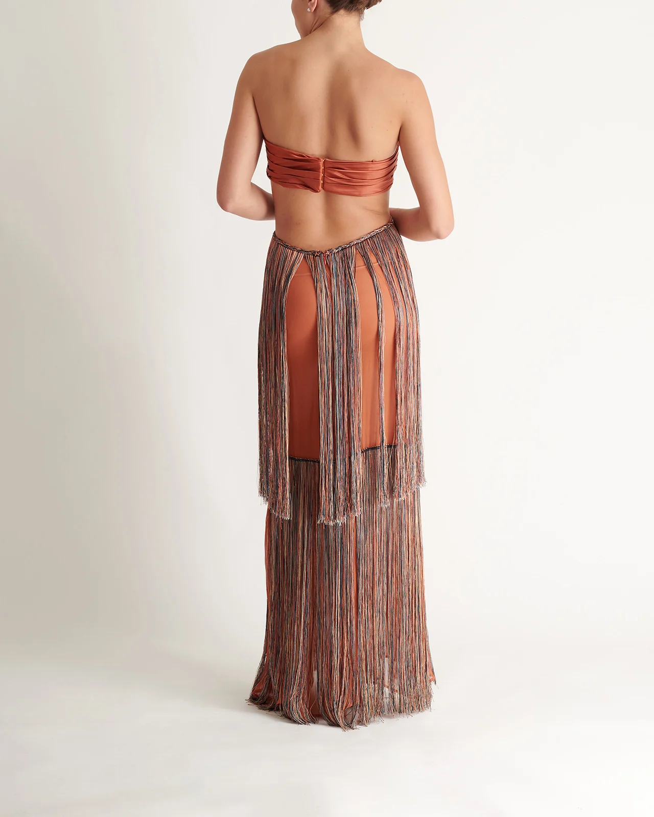 Vestido Flecos Multicolor - Image 2