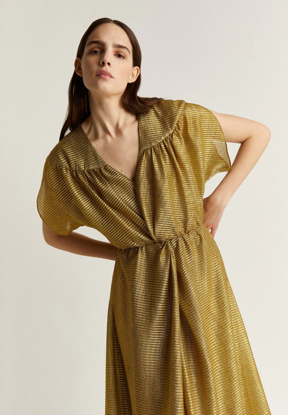 Vestido Lurex Knot - Image 3