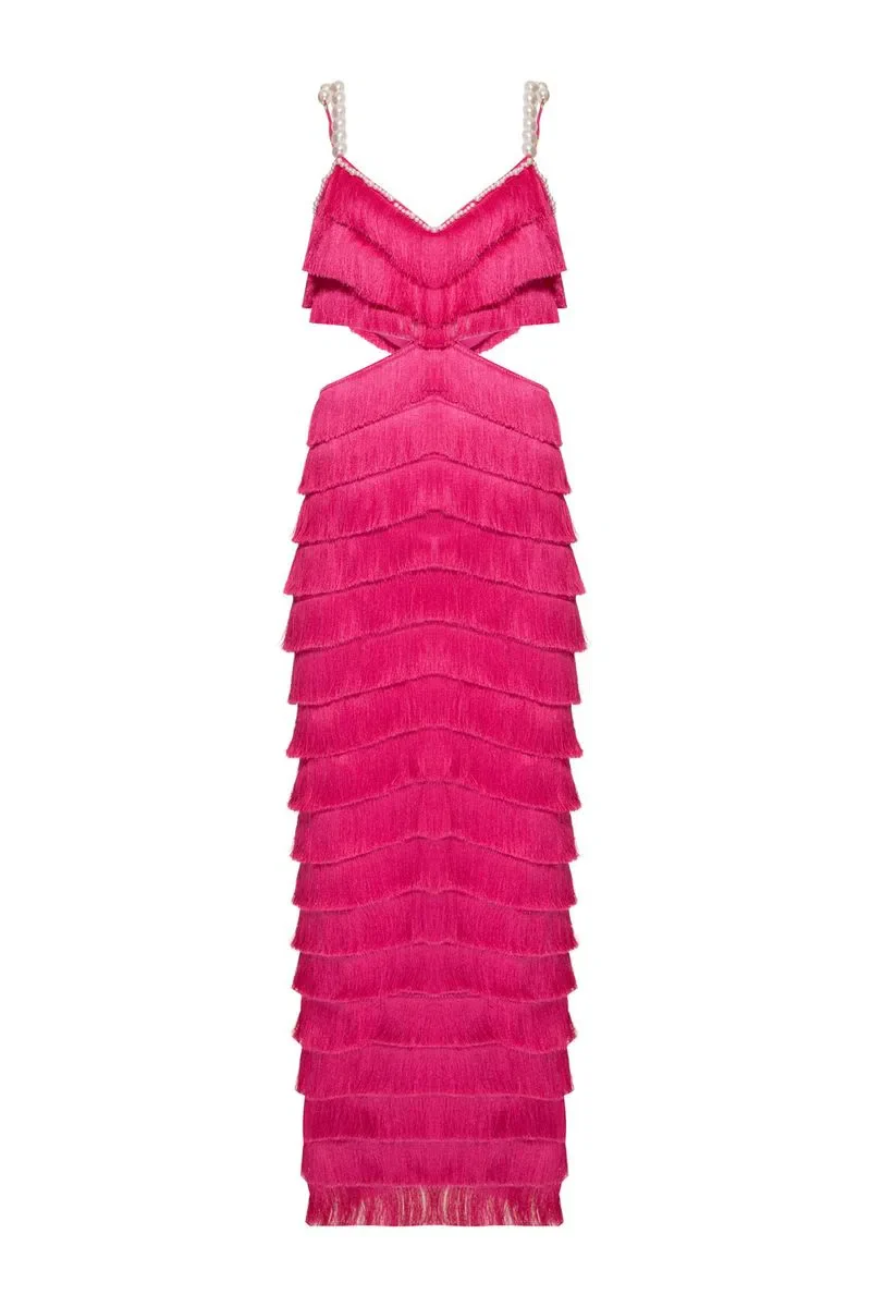 Vestido Maxi Luxor Spy Long Fringed - Image 3