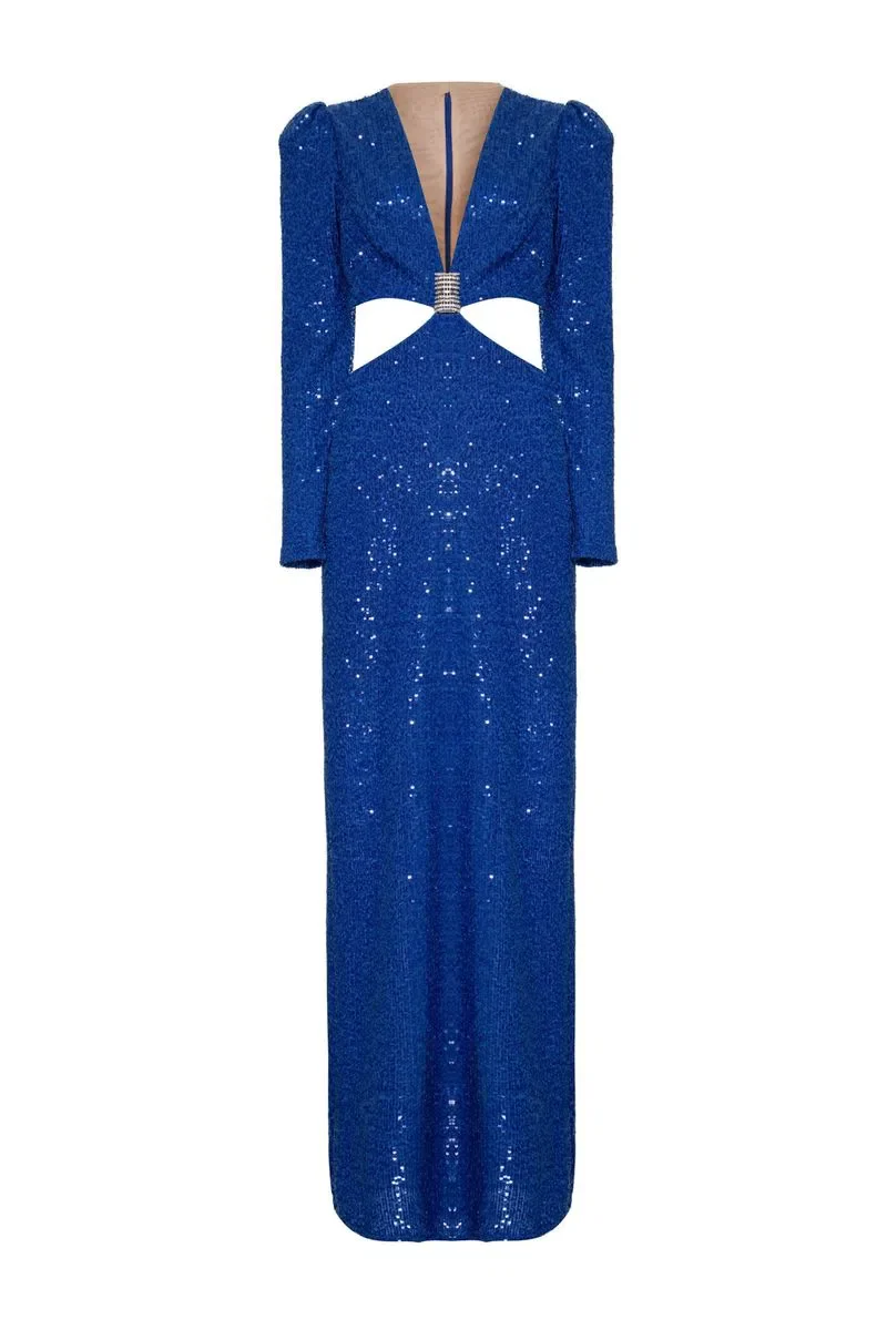 Vestido Maxi Seem Duchess Cut Out - Image 3