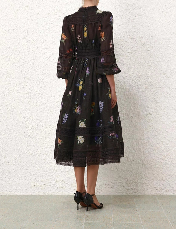 Vestido Natura V Neck Lace - Image 4