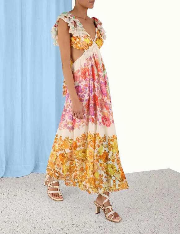 Vestido Raie Frill Shoulder - Image 6